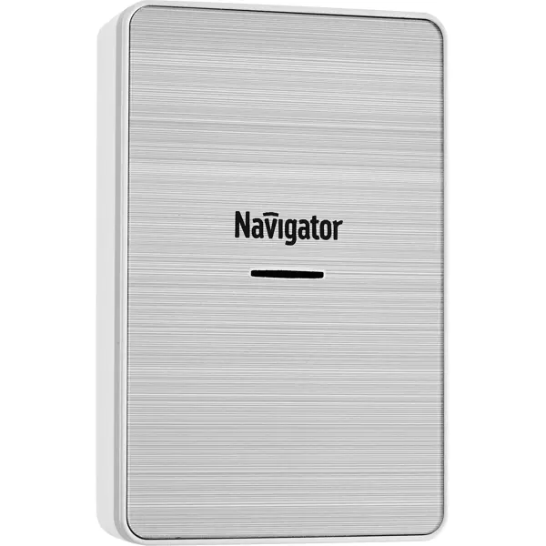 Дверной звонок беспроводной Navigator 80 510 36 мелодий цвет серый звонок дверной беспроводной на батарейках 36 мелодий 2 х 1 5 в аа tdm electric збб 11 3 36м sq1901 0003