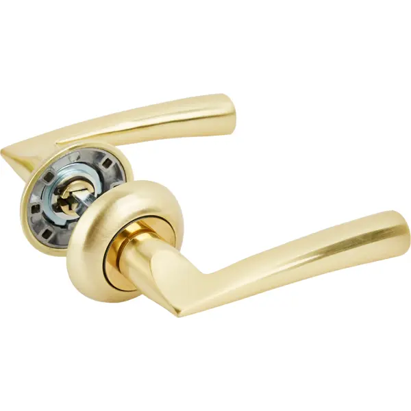 Дверные ручки Edson EDS-37H-R1, цвет золото дверные ручки punto polo без запирания матовое золото