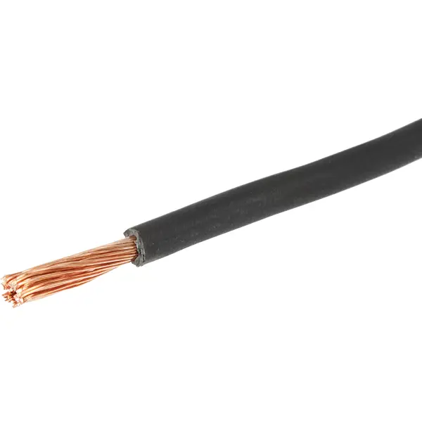 Кабель ПуГВнг(А)-LS 1x6 300 м на отрез ГОСТ цвет черный кабель пугв 1x2 5 мм на отрез гост белый