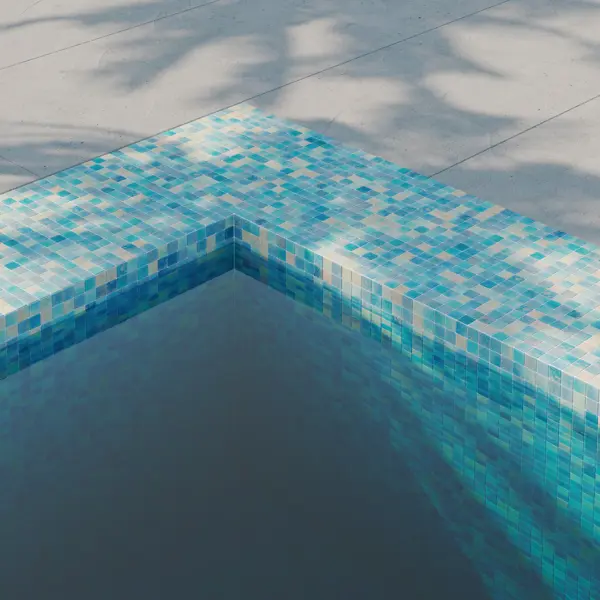 фото Мозаика lake antislip стекломасса 31.1x4.9 см цвет разноцветный без бренда