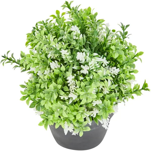 Искусственное растение Самшит цветущий h20 см растение искусственное лаванда степная 35 см зелёный
