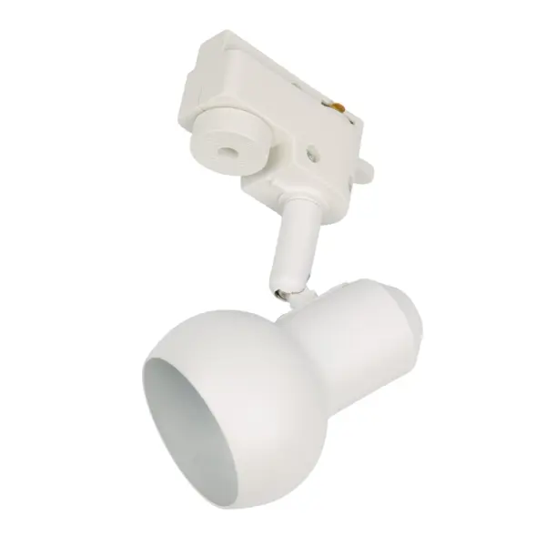 Трековый светильник Volpe Q322 под лампу GU10 цвет белый чашка крепления адаптера к шинопроводу volpe ubx q122 g81 white 1 polybag ul 00006063