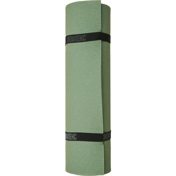 Коврик пенополиэтилен 10 мм 60х180 см цвет зеленый эластичные ремни alca