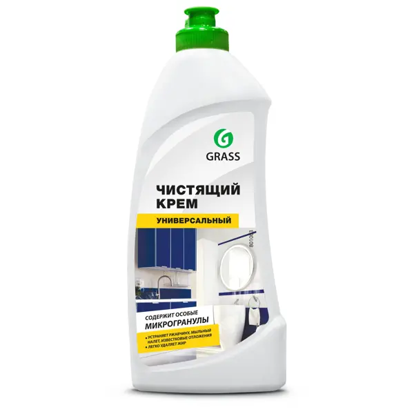 Чистящий крем Grass 0.5 л чистящее средство для ванной комнаты grass gloss gel 500мл 221500