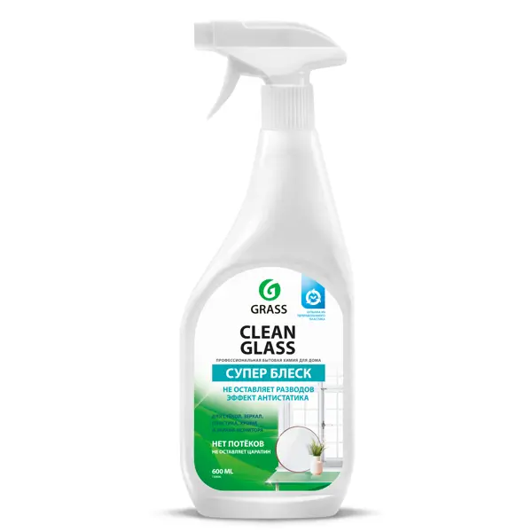 Очиститель для стекол Grass Clean Glass 0.6 л средство чистящее универсальное grass dos clean 0 6 л