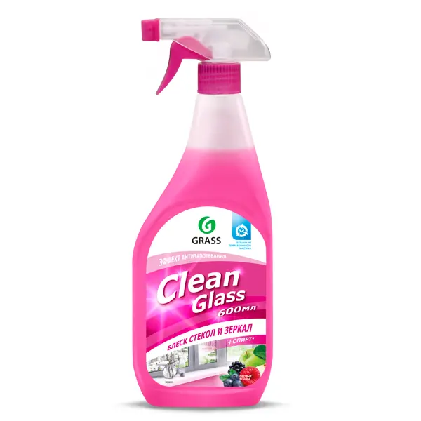 фото Очиститель для стекол grass clean glass лесные ягоды 0.6 л