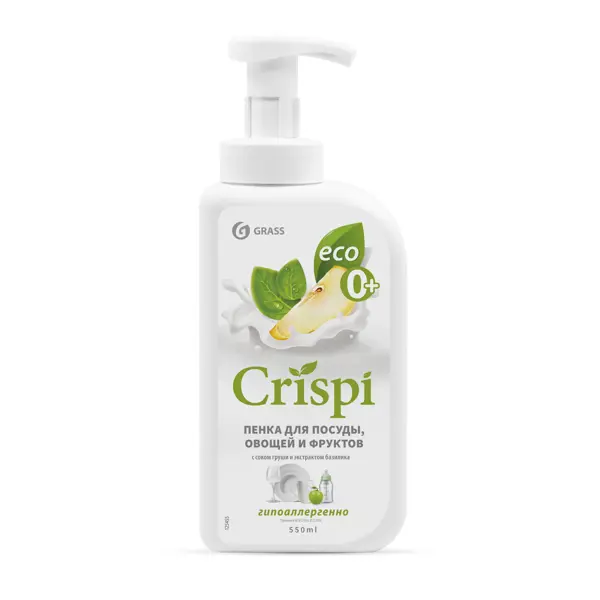 Средство для мытья посуды Grass Crispi «Пенка» 0.5 л средство для стирки grass alpi sensitive gel 5 л