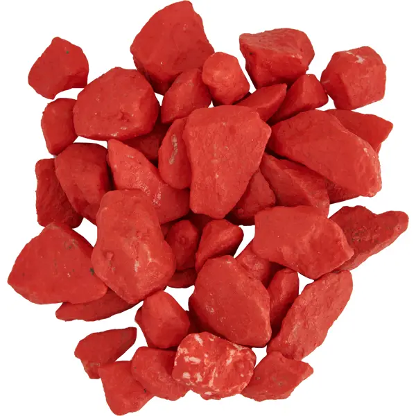 Камень окрашенный фракция 10-20 мм №1 красный 20 кг камень окрашенный 5 фракция 10 20 мм зеленый 20кг