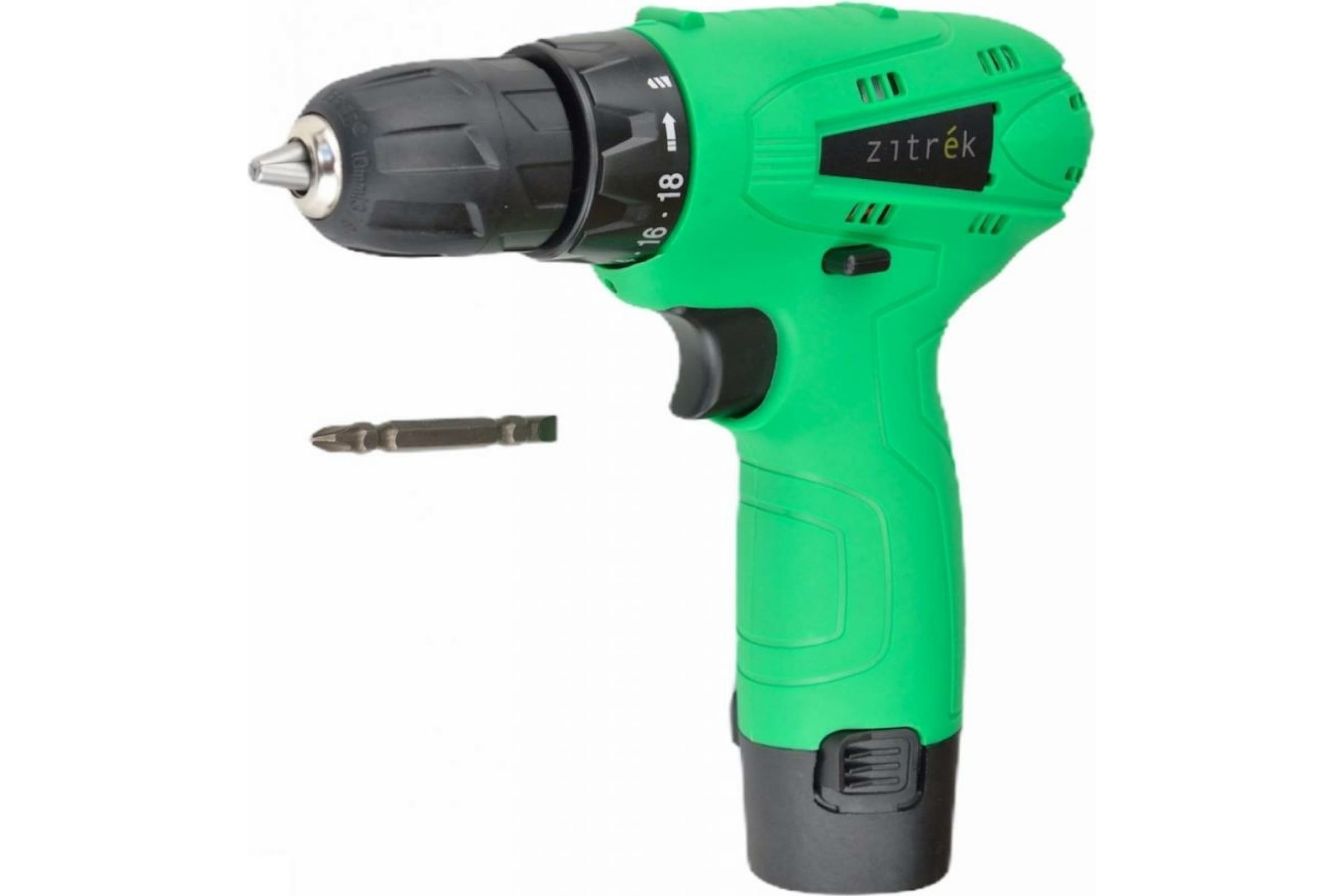 -шуруповерт аккумуляторная Zitrek Green 12 PRO 063-4073, 12 В Li .