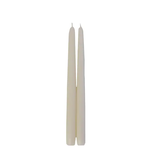 Свеча античная коническая h300 мм цвет белый 2 шт. набор для декорирования навеска 19 шт мультидом da8 161