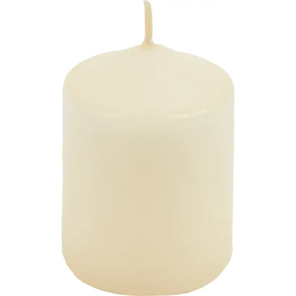 Свеча-столбик 50x70 мм цвет бежевый свеча цилиндр нежная вишня 7 5 5см