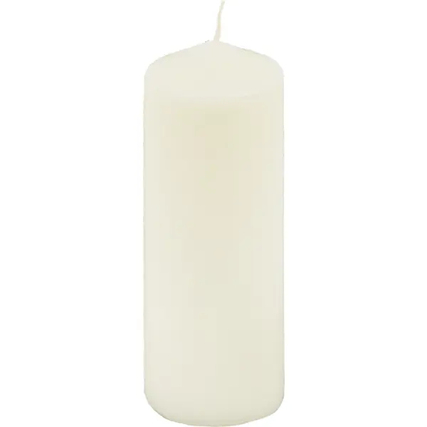 Свеча-столбик 70x210 мм цвет белый свеча столбик меланж травы лед 13 см