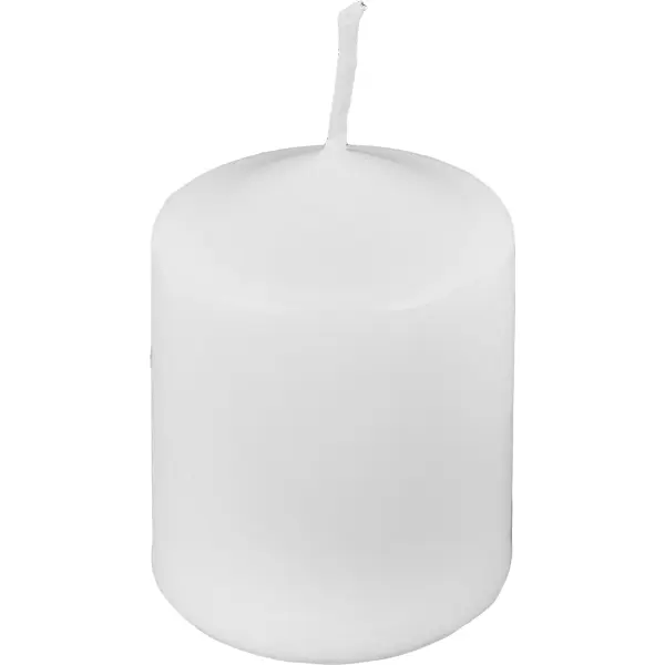 Свеча-столбик 50x70 мм цвет белый свеча цилиндр нежная вишня 7 5 5см