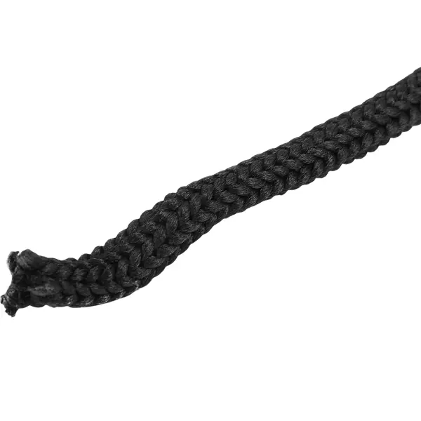 Веревка полипропиленовая 6 мм цвет черный, 10 м/уп. ремешок плетеный нейлоновый эластичный red line для xiaomi mi band 5 6 160 mm черный