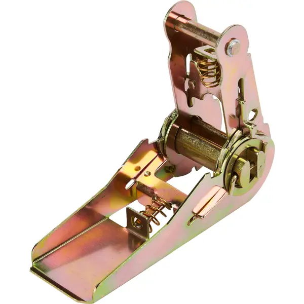 Храповой механизм для ремня 25 мм, 0.135 м, сталь, цвет желтый пряжка для ремня 3 6 × 2 4 см 18 мм золотой