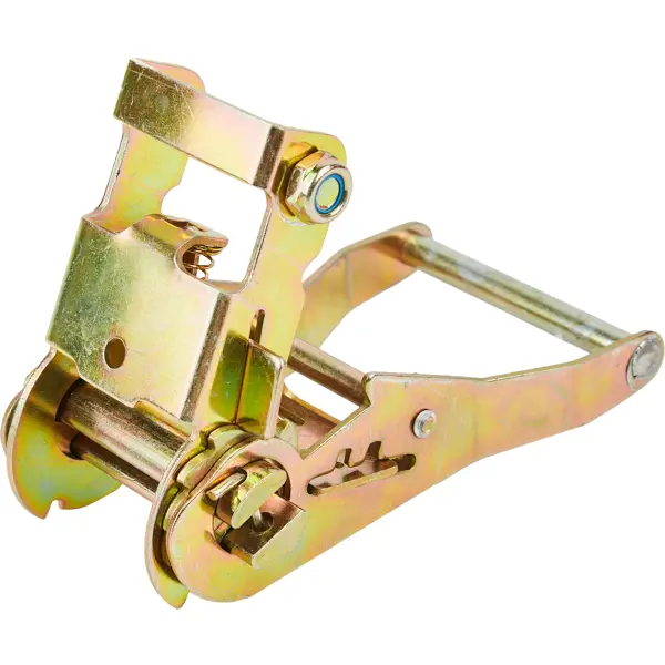 Храповой механизм для ремня 35 мм, 0.157 м, сталь, цвет желтый механизм храповой для ленты 25 мм 0 8 тонн
