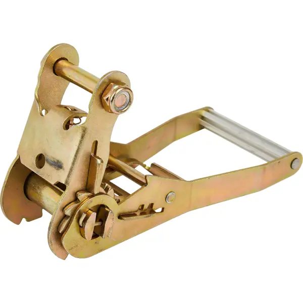 Храповой механизм для ремня 50 мм, 0.23 м, сталь, цвет желтый пряжка для ремня 5 5 × 5 2 см 40 мм никель