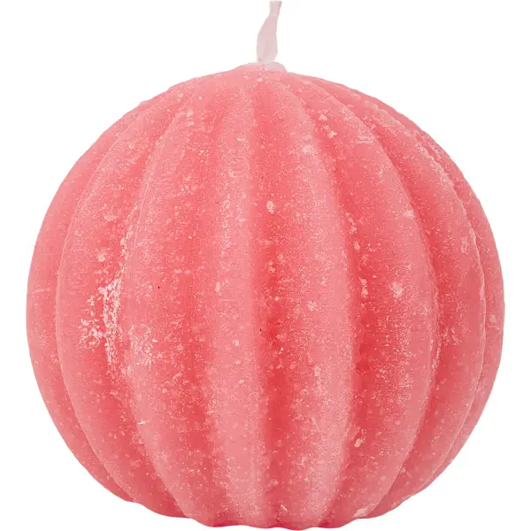 Свеча шар фигурный ø90 мм цвет розовый домик для грызунов фигурный 10 5 х 9 5 см розовый
