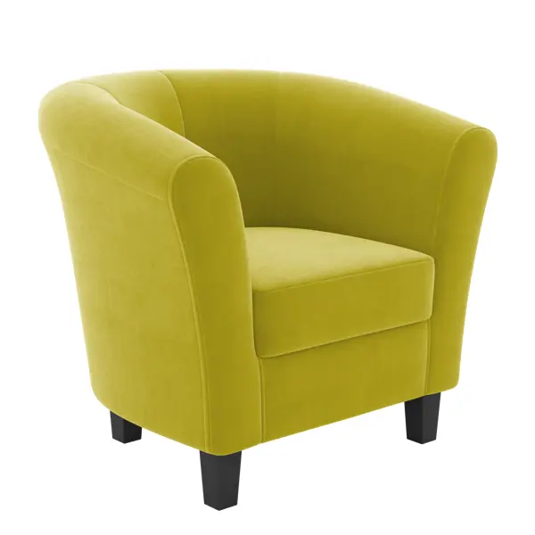 Кресло полиэстер Seasons Марсель CAMARO06 желтое 85x73x77 см