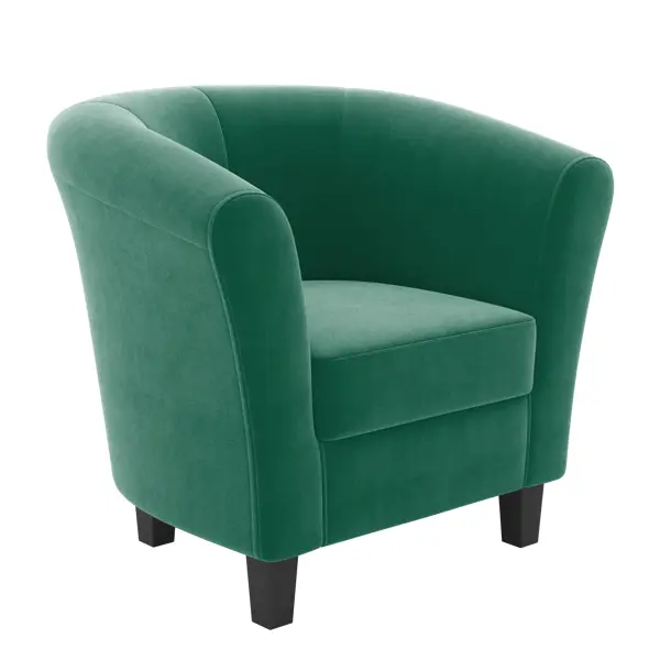 Кресло полиэстер Seasons Марсель CAMARO99 зеленое 85x73x77 см