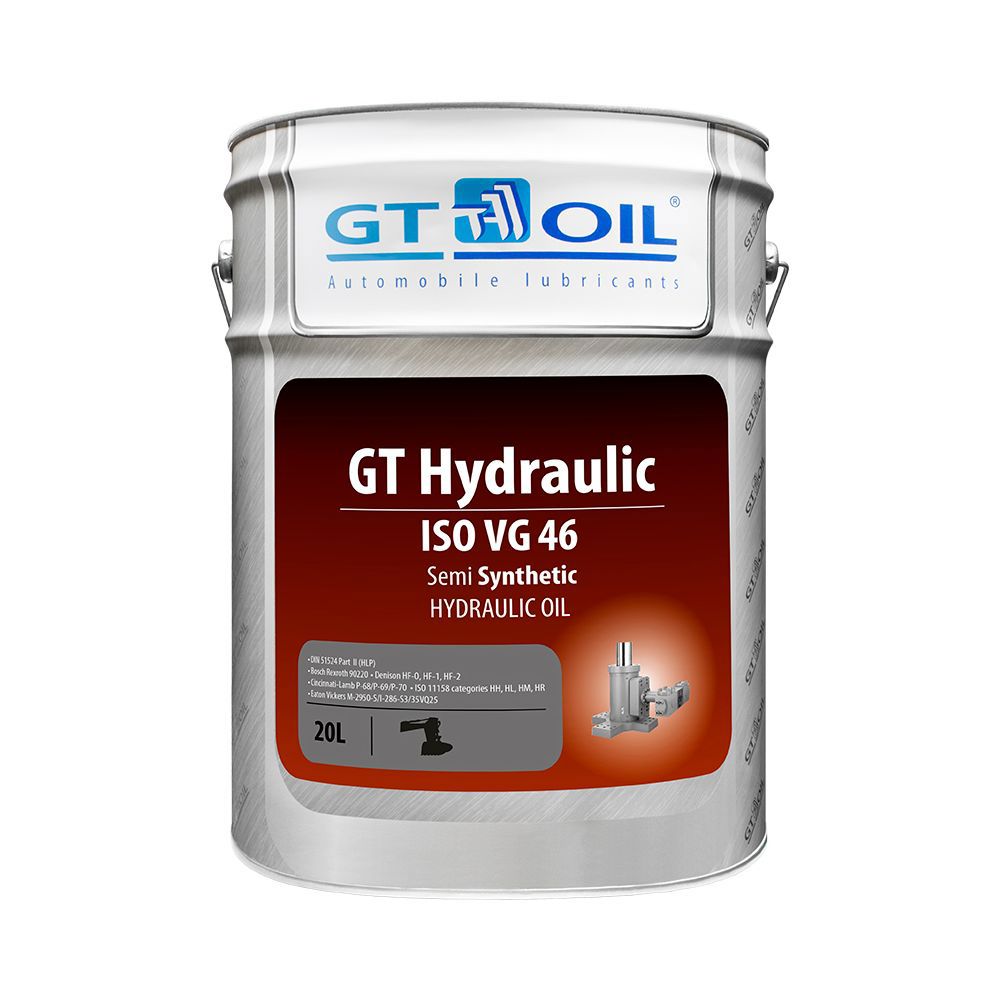 Масло гидравлическое GT Oil Hydraulic ISO VG46 20L по цене null ₽/шт.  купить в Туле в интернет-магазине Леруа Мерлен