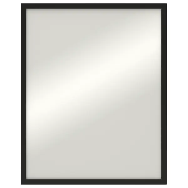 фото Зеркало декоративное basic прямоугольник 40x50 см цвет черный inspire