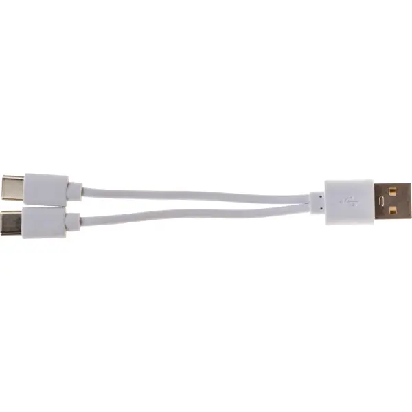 Кабель Duwi USB-Type-C 0.125 м цвет белый кабель для единовременной зарядки 4 аккумуляторов duwi