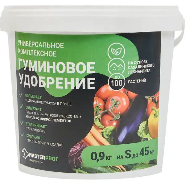 Удобрение гуминовое универсальное 900 гр удобрение biogryadka сапропель универсальное 5 кг