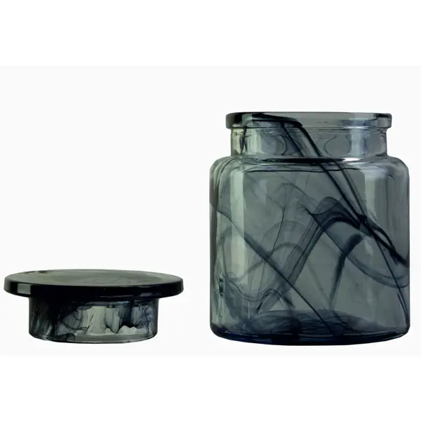 Баночка для ватных дисков Raindrops Shade керамика цвет черный ватные палочки 350 шт коробка bella bc 081 p350 001