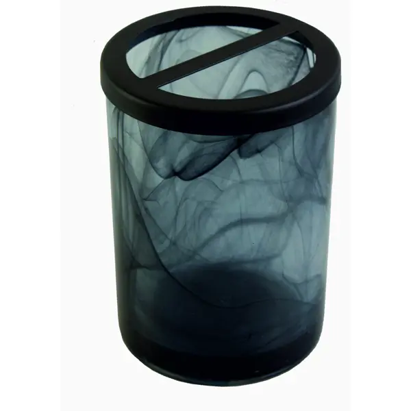 Подставка для зубных щеток Raindrops Shade стекло цвет черный стакан для зубных щеток стекло рмс a6021