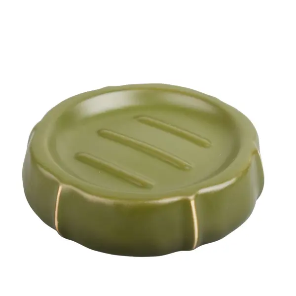 Мыльница Аквалиния Агава керамика цвет зеленый металлическая мыльница сетка аквалиния