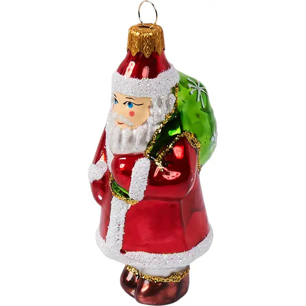 Ёлочное украшение «Дед Мороз» 10 см, в коробке ёлочное украшение грибочки