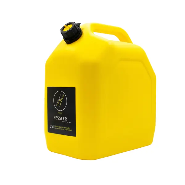 Канистра Kessler для ГСМ 25л цвет желтый пластиковая канистра для технических жидкостей главдор