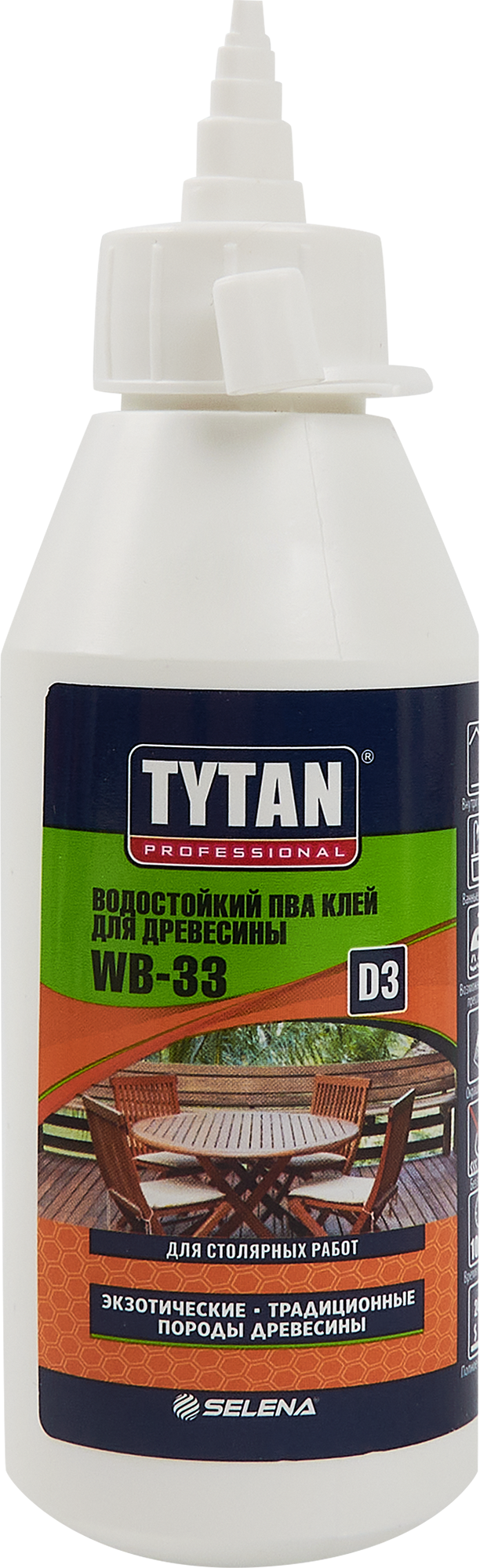 Клей ПВА для древесины Tytan D3 влагостойкий 175 мл ✳️ купить по цене 211  ₽/шт. в Москве с доставкой в интернет-магазине Леруа Мерлен