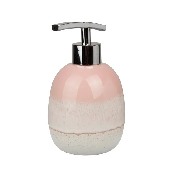 Дозатор для жидкого мыла Аквалиния Ombre керамика цвет розовый