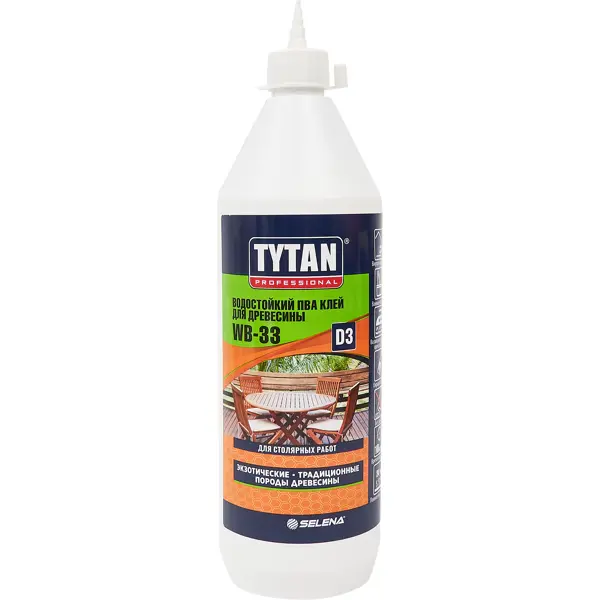 Клей ПВА Tytan Professional для древесины D3 750 г герметик полиуретановый tytan professional pu 25 600 мл серый