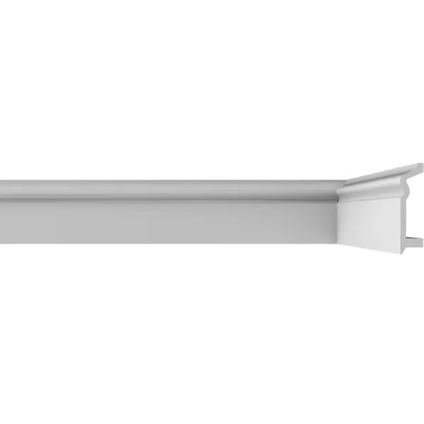Плинтус напольный 08003DF высота 80 мм, длина 2 м плинтус напольный ideal лофт темный высота 80 мм длина 2 2 м