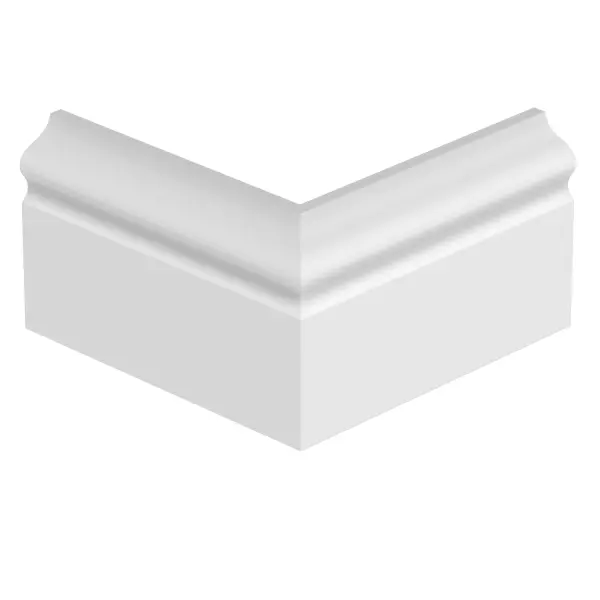 Уголок настенный полистирол наружный Format 03DE белый 250x80x250 мм угол пвх наружный 2440 мм белый