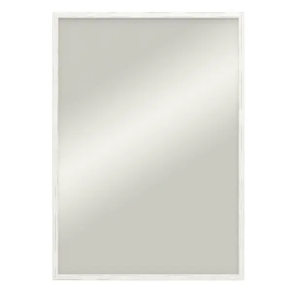 фото Зеркало декоративное вега прямоугольник 50x70 см цвет белый антик inspire