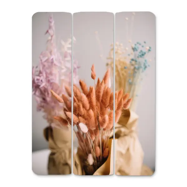 Картина на МДФ Сухоцветы 30x40 см картина по номерам 30 × 40 см геншин лиза 23 а
