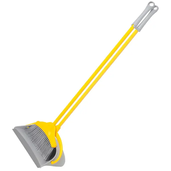 Совок и щетка с длинной ручкой Apex Duck Set пластик цвет желтый совок xозяйственный металлический с вертикальной ручкой