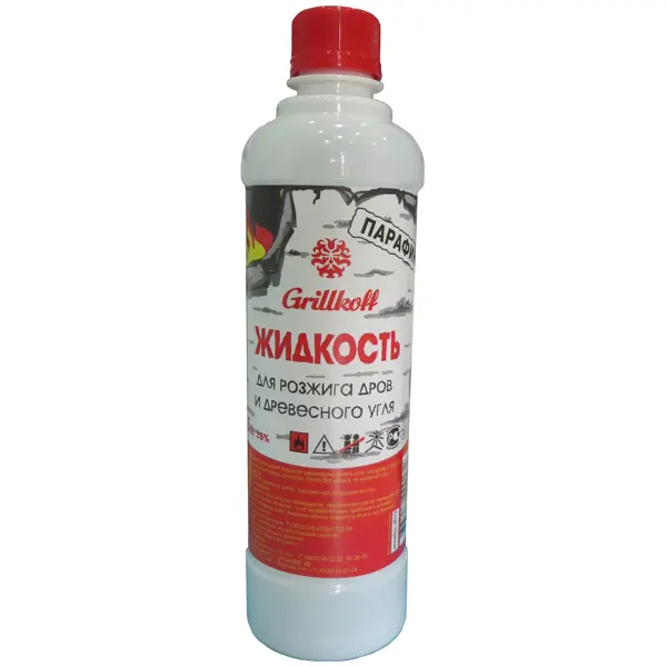 Жидкость для розжига Grillkoff 0.5 л жидкость для розжига 0 5 л парафин boyscout 61036