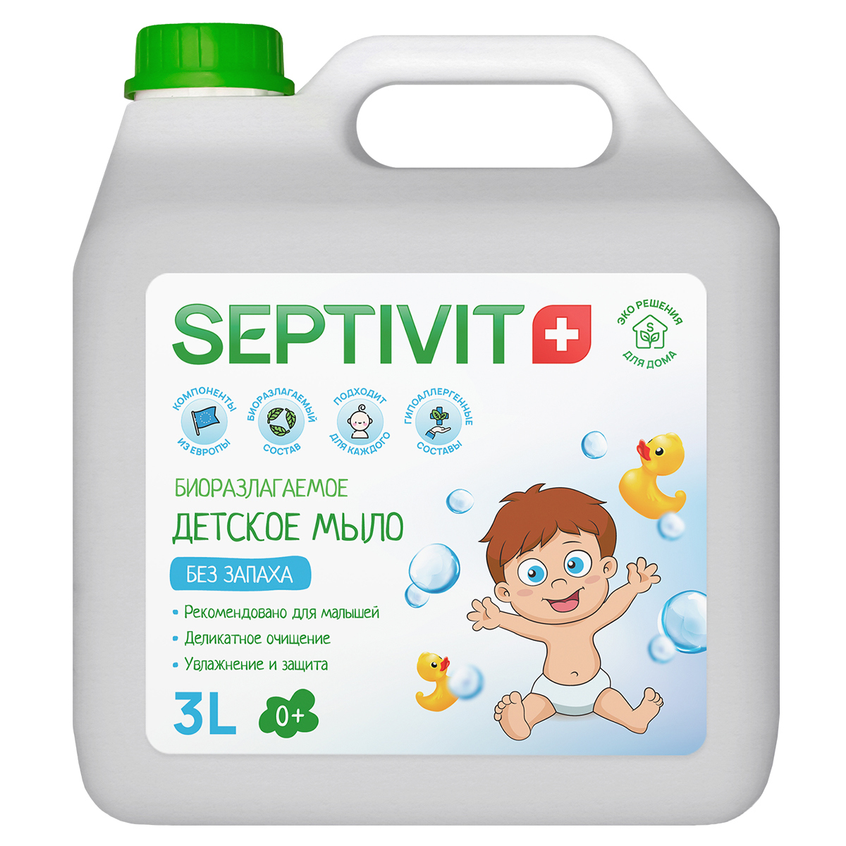 Жидкое мыло для рук Septivit SPTV_soap_baby_free_3 3 л ✳️ купить по цене  null ₽/шт. в Новороссийске с доставкой в интернет-магазине Леруа Мерлен