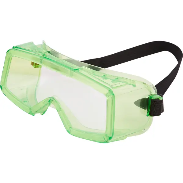 Очки защитные закрытые Krafter 1 20440LM прозрачные защитные очки росомз зн11 супер панорама 21107 плотного прилегания закрытые на резинке