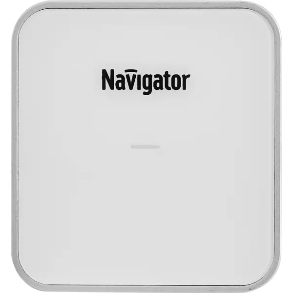 Дверной звонок беспроводной Navigator 80 509 36 мелодий цвет белый беспроводной дверной звонок со светодиодной подсветкой 4 уровня громкости 52 мелодии