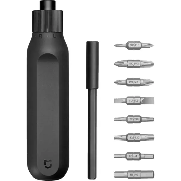 фото Отвертка реверсивная с набором бит xiaomi mi 16-in-1 ratchet screwdriver, 16 предметов