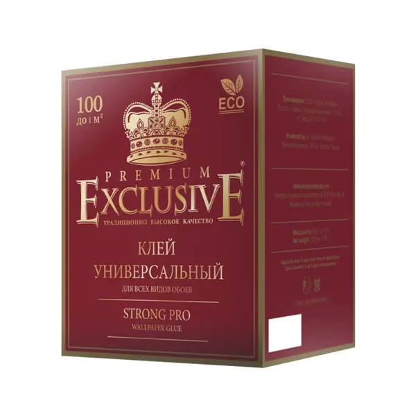 Клей универсальный Exclusive Pro 100 клей для стеклообоев exclusive pro 190