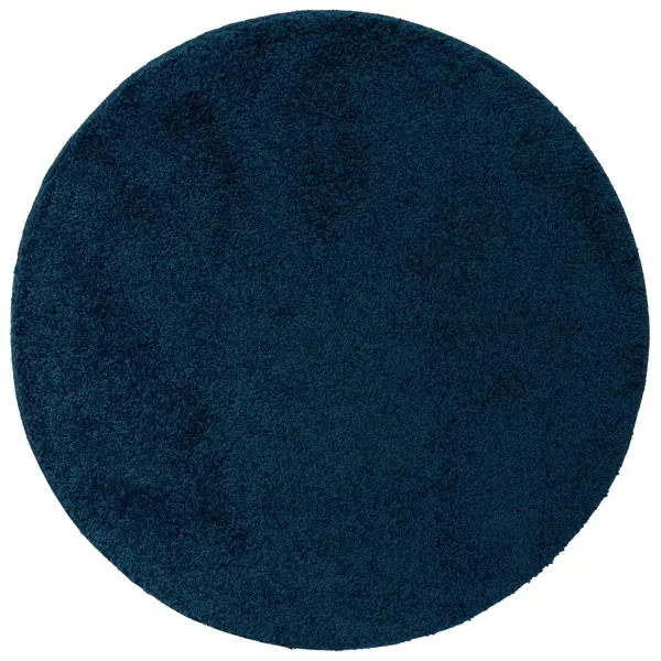 фото Ковер полипропилен avila 100x100 см цвет голубой без бренда
