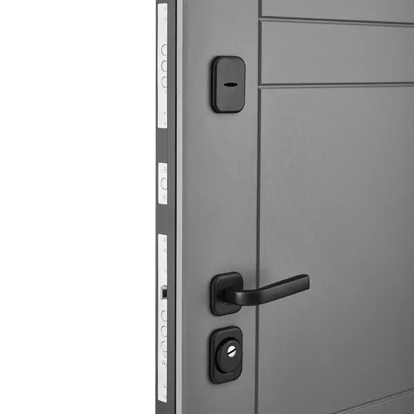 фото Дверь входная металлическая лацио 96x201 см правая белая belwooddoors