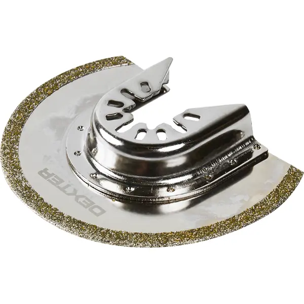 Насадка полукруглая с алмазным напылением для плитки Dexter насадка диск для реноватора по керамике elitech 1820 006000 65 мм